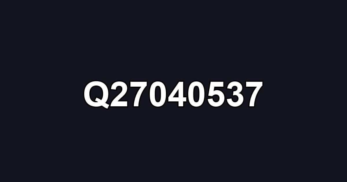 Q27040537
