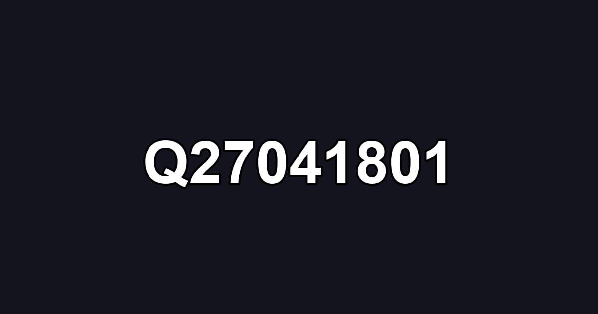 Q27041801
