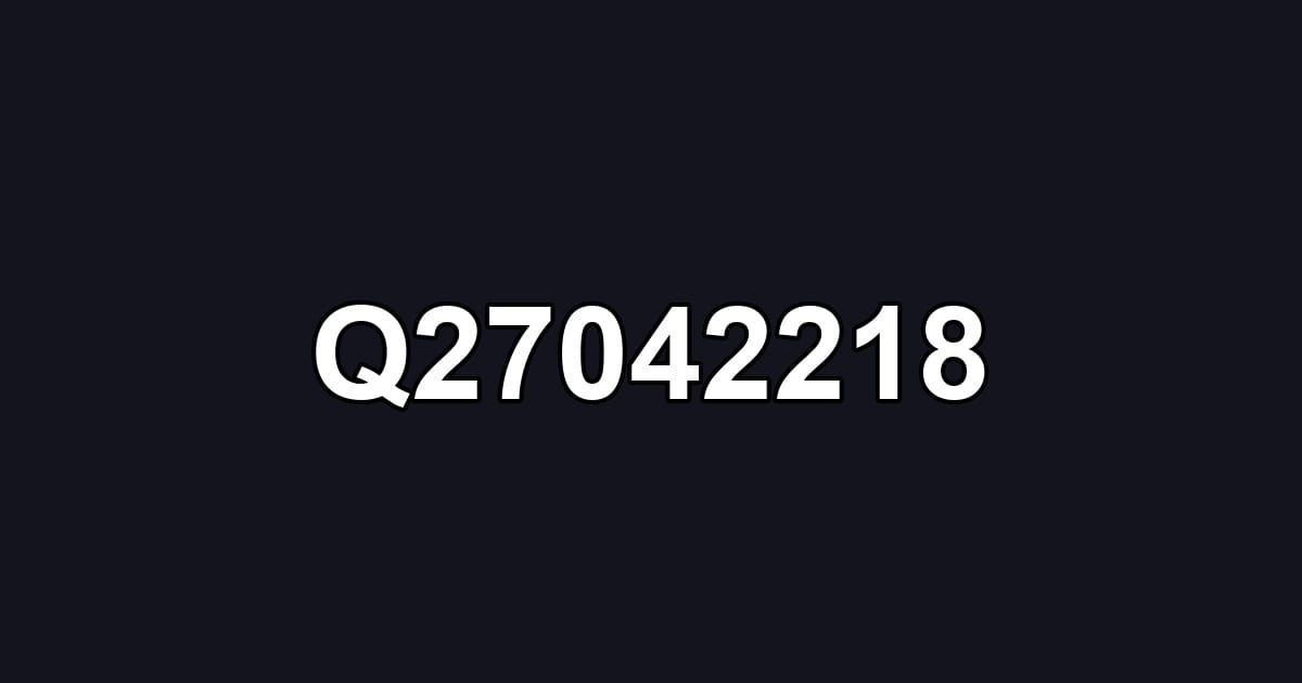 Q27042218