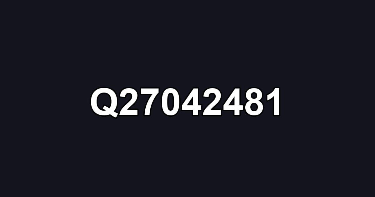 Q27042481