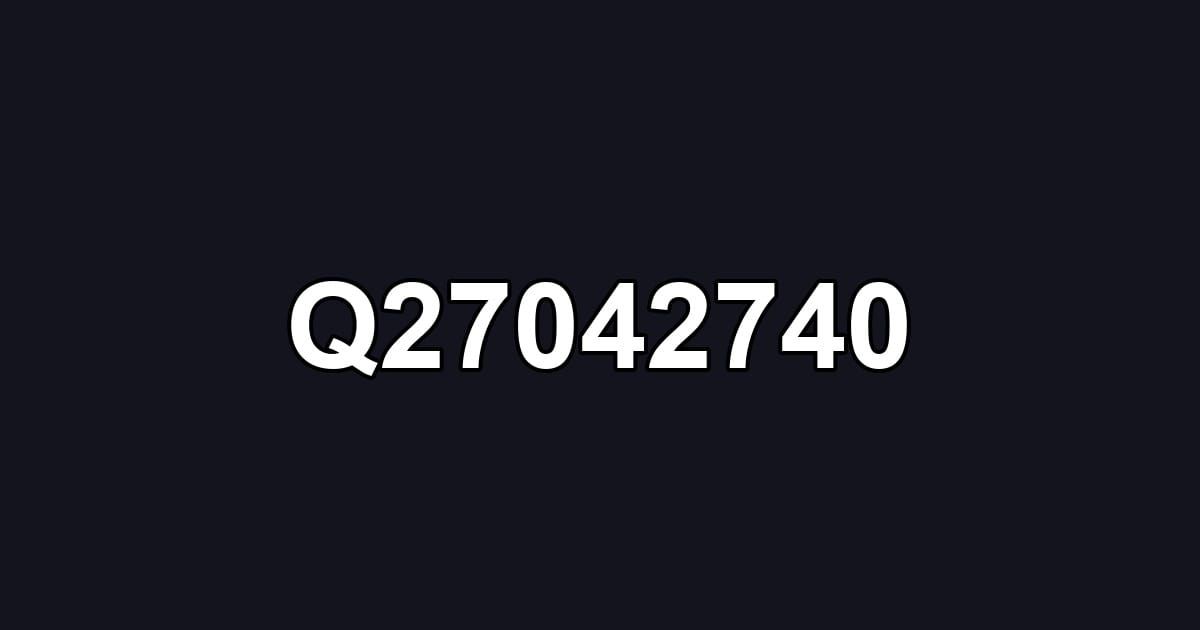 Q27042740