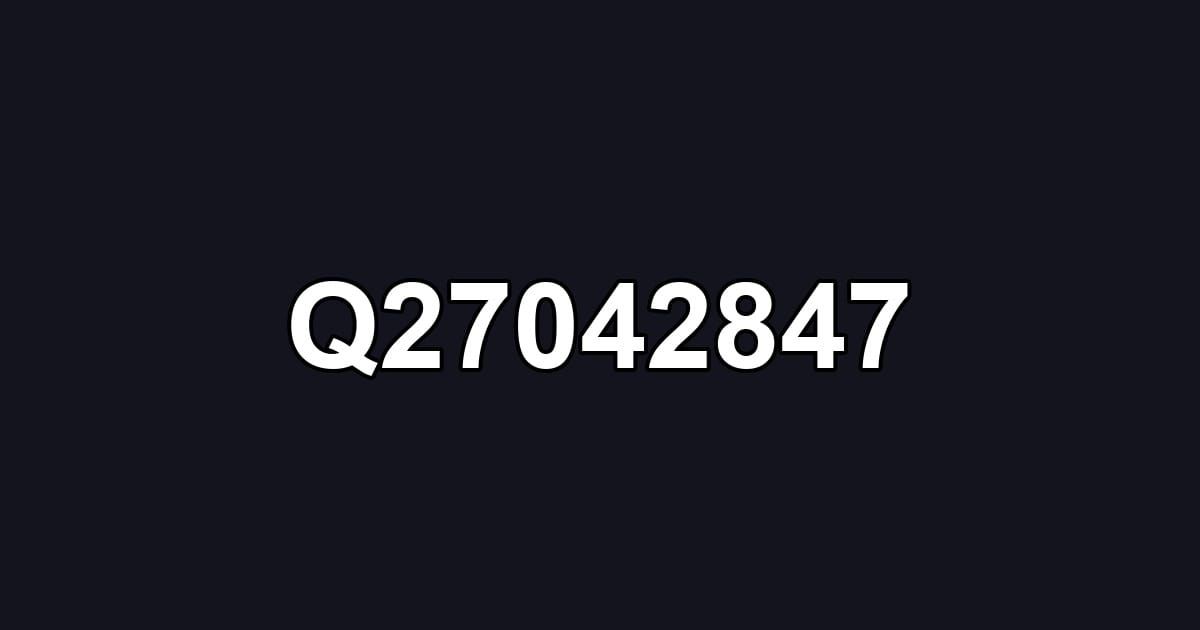 Q27042847