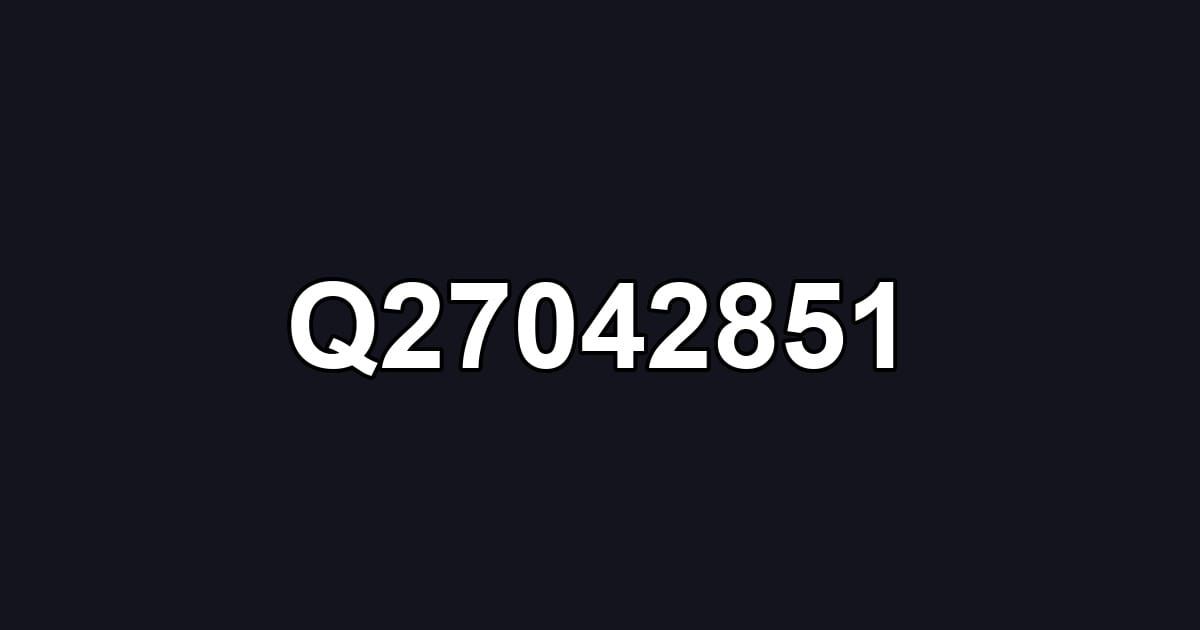 Q27042851