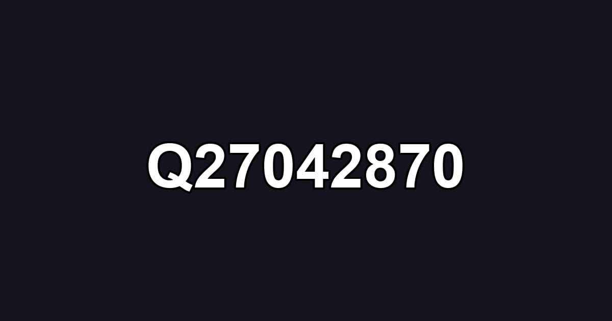 Q27042870