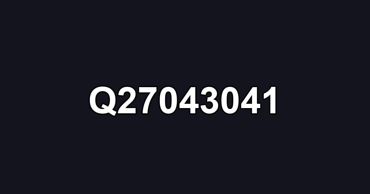 Q27043041