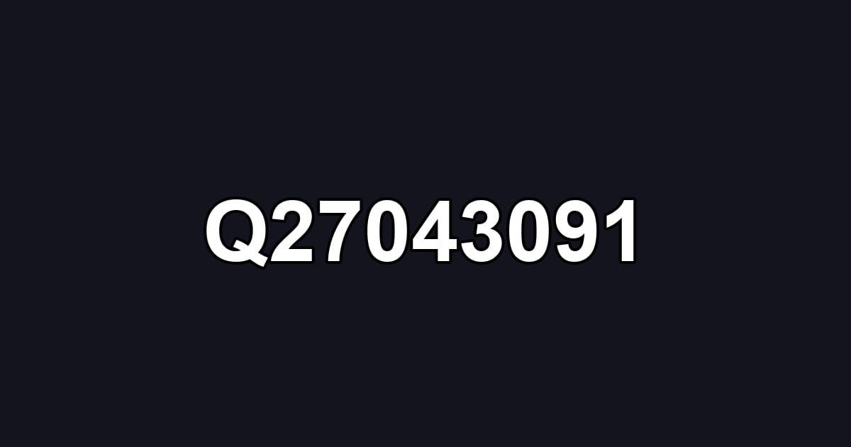 Q27043091