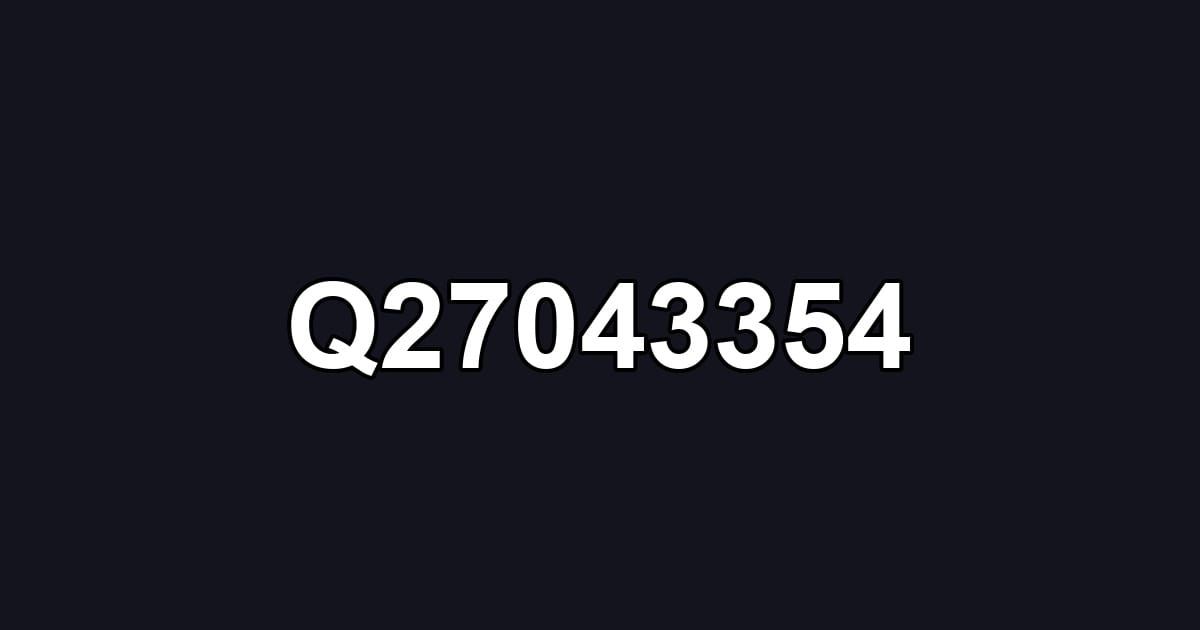 Q27043354