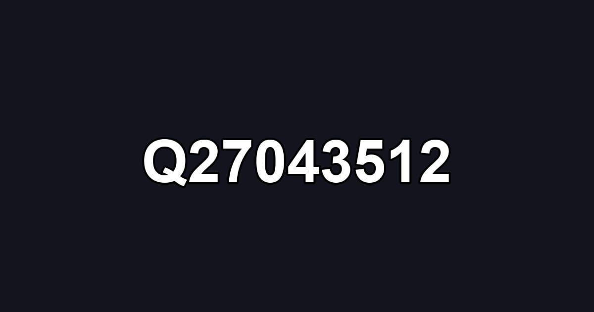 Q27043512