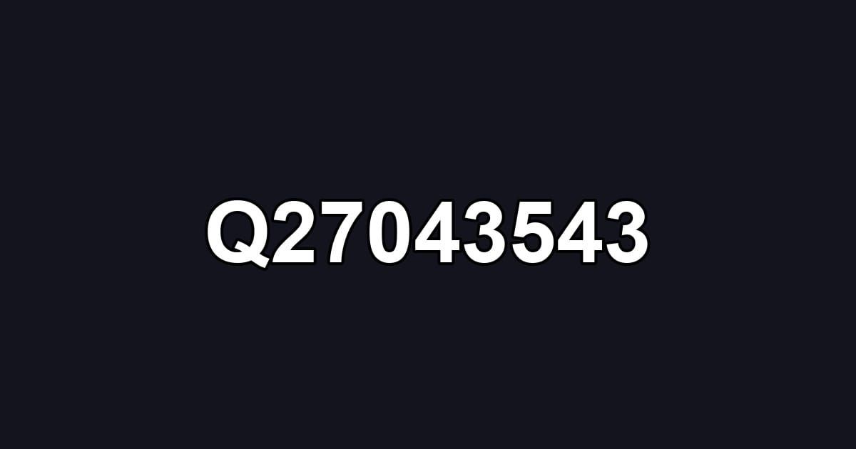 Q27043543