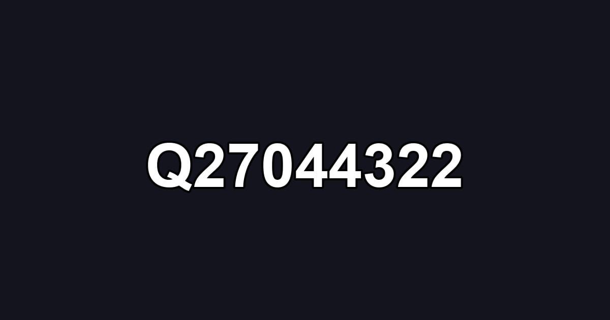Q27044322