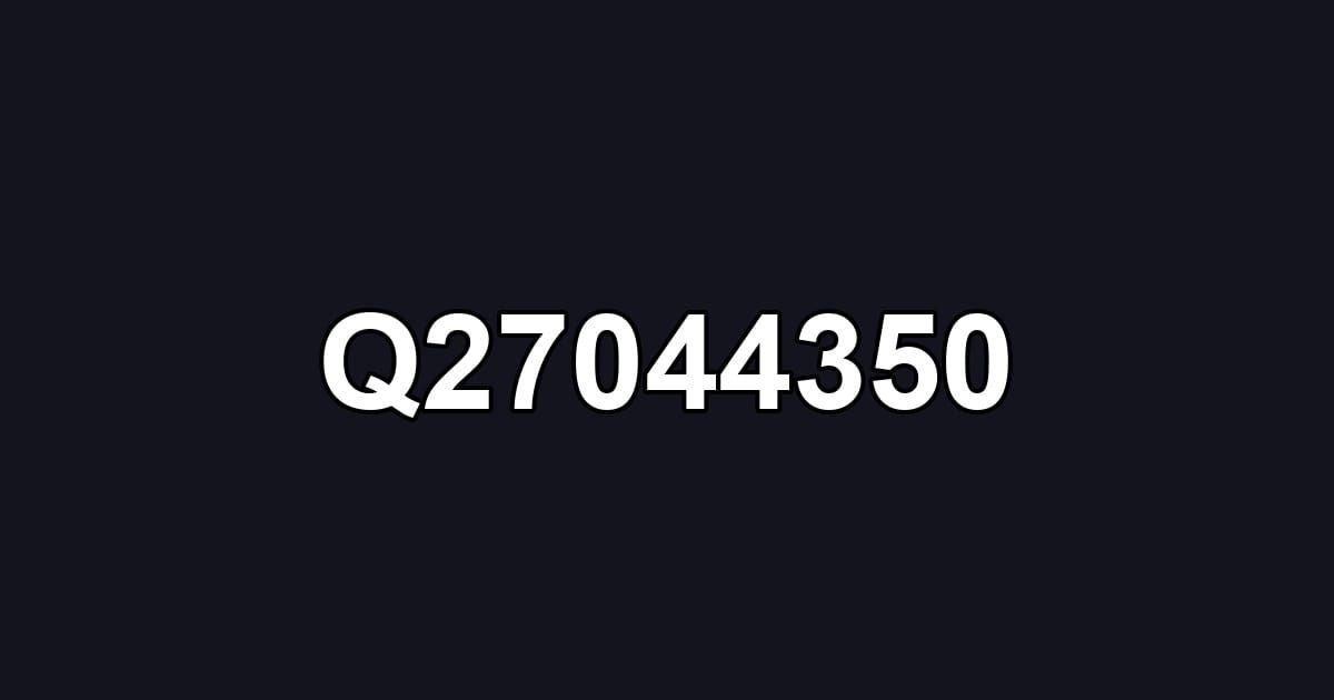 Q27044350