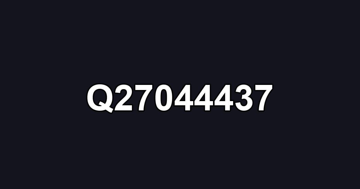 Q27044437