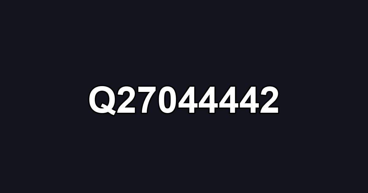 Q27044442