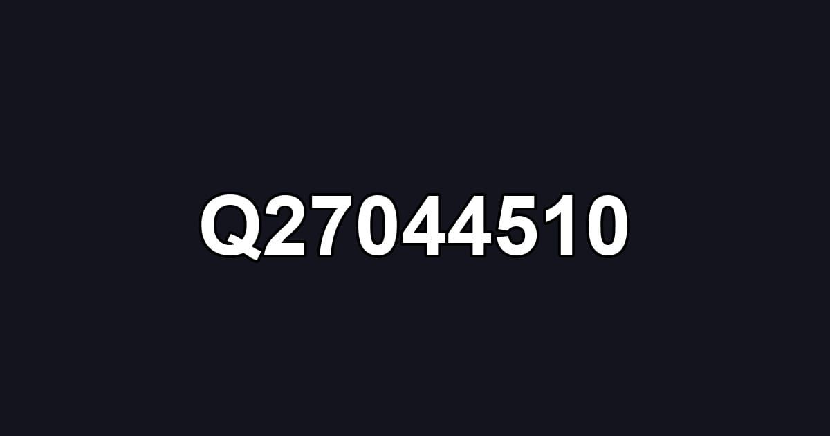 Q27044510