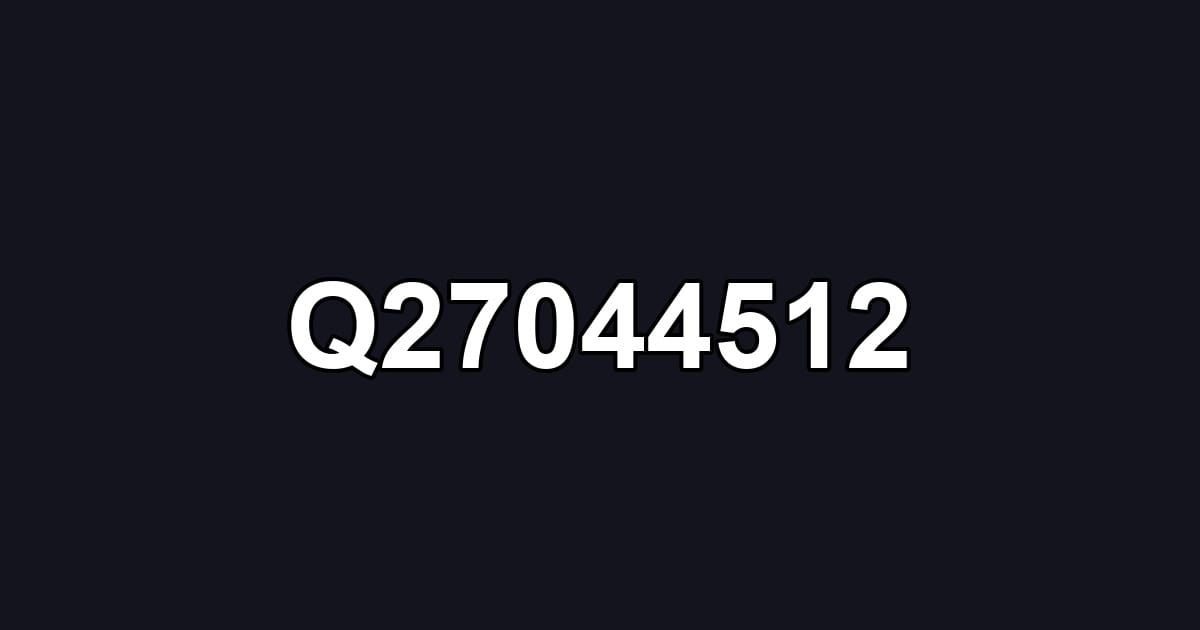Q27044512