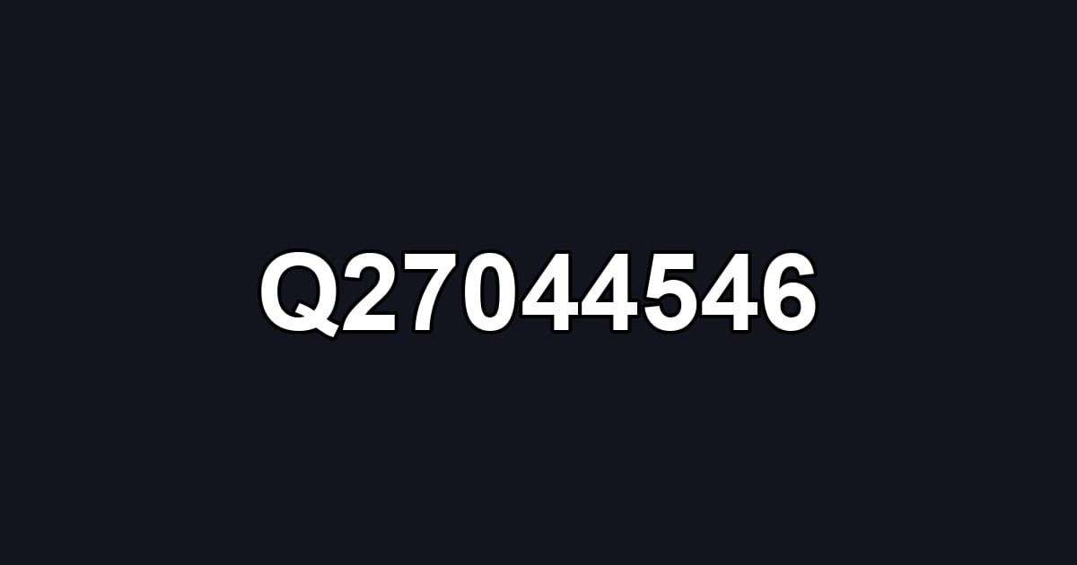 Q27044546