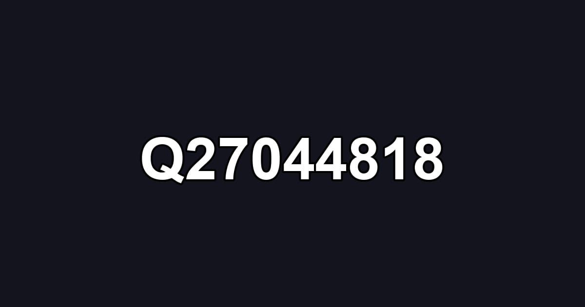 Q27044818