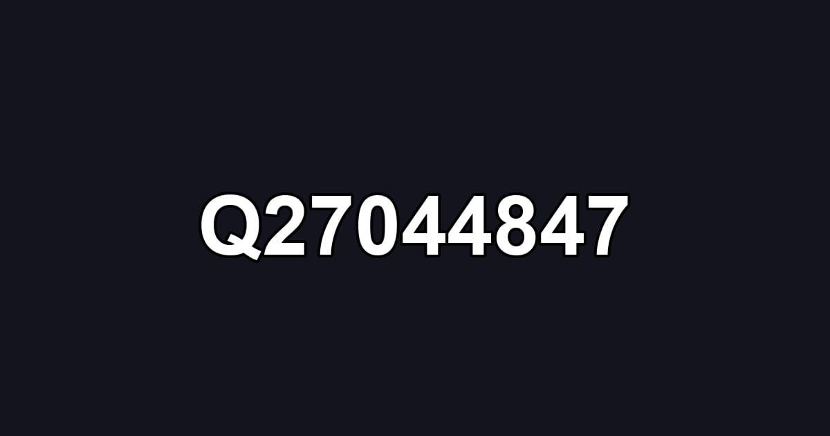 Q27044847