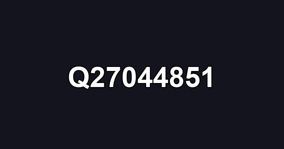 Q27044851