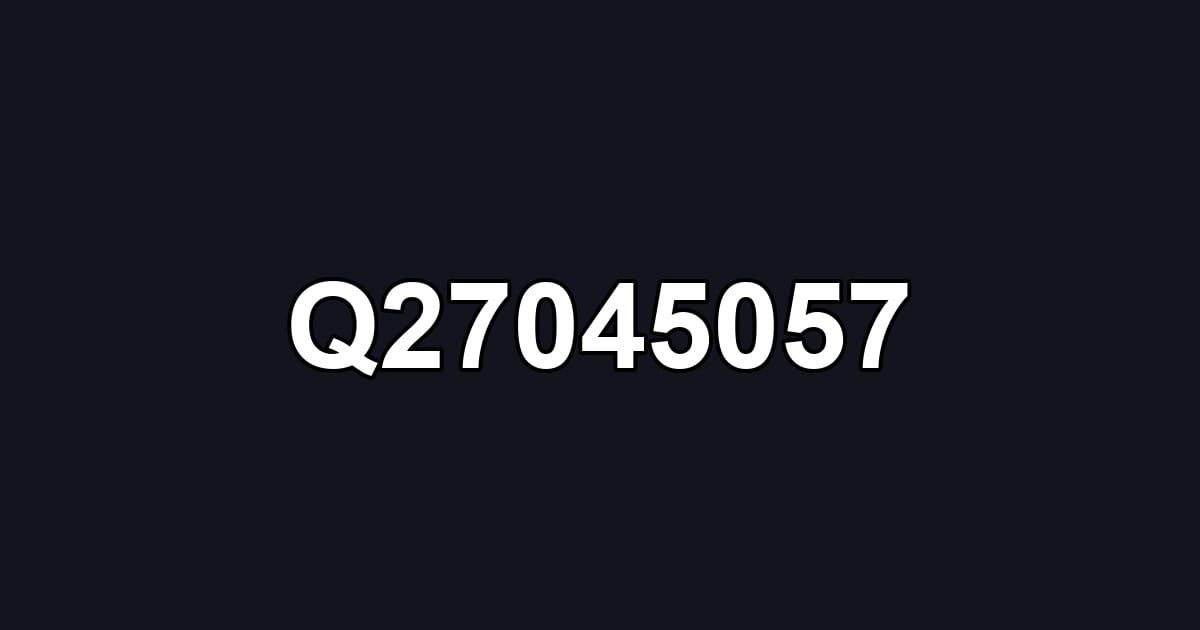 Q27045057