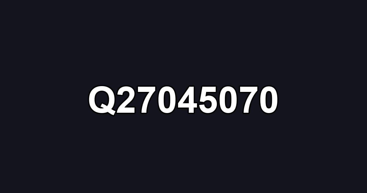 Q27045070