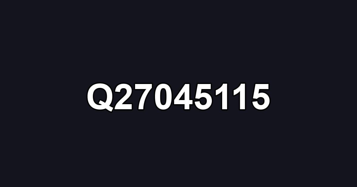 Q27045115