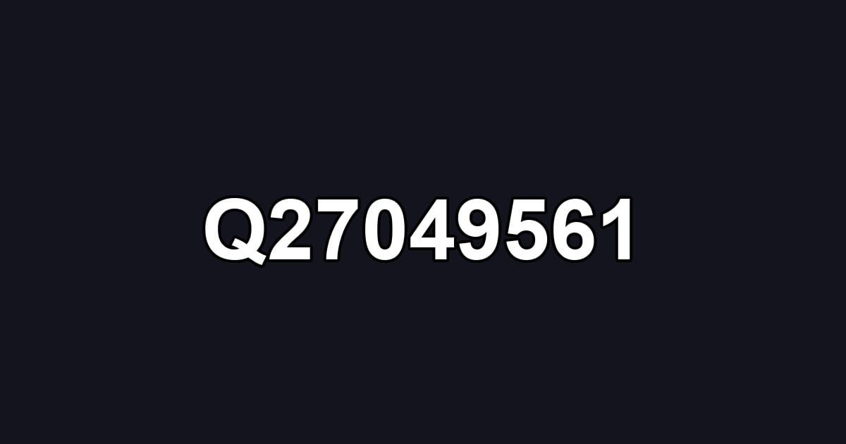 Q27049561