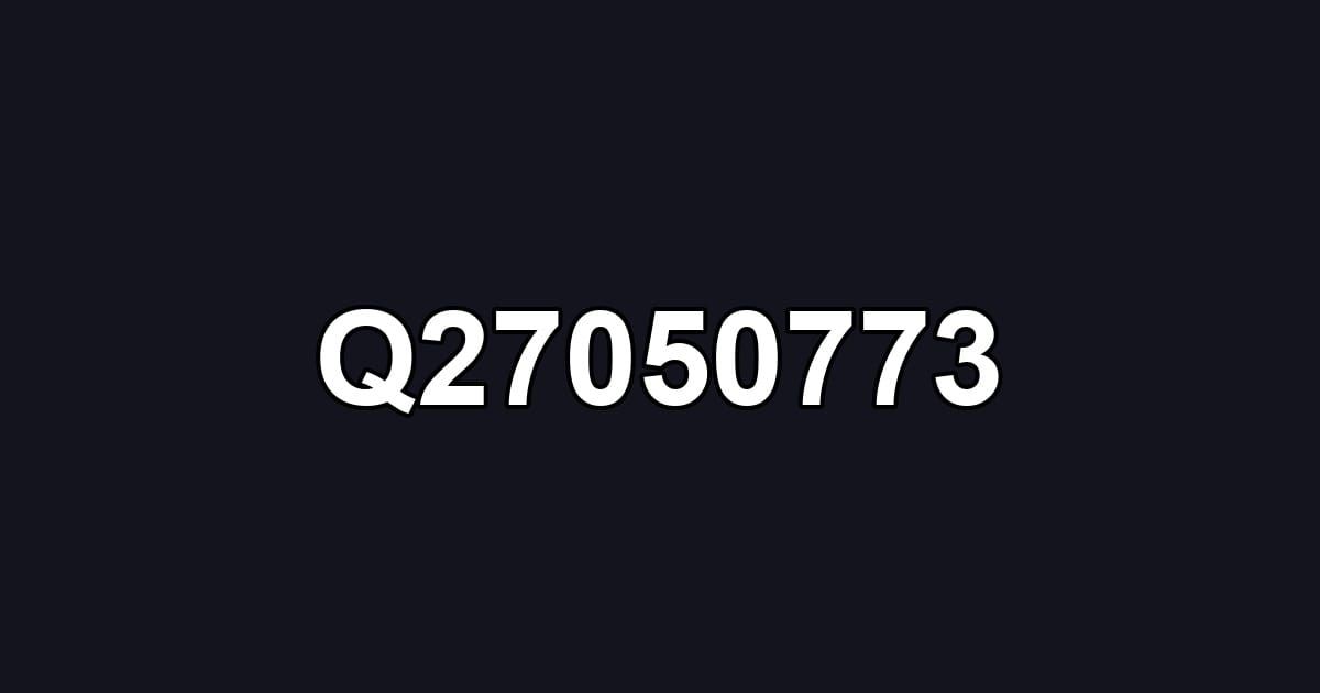 Q27050773