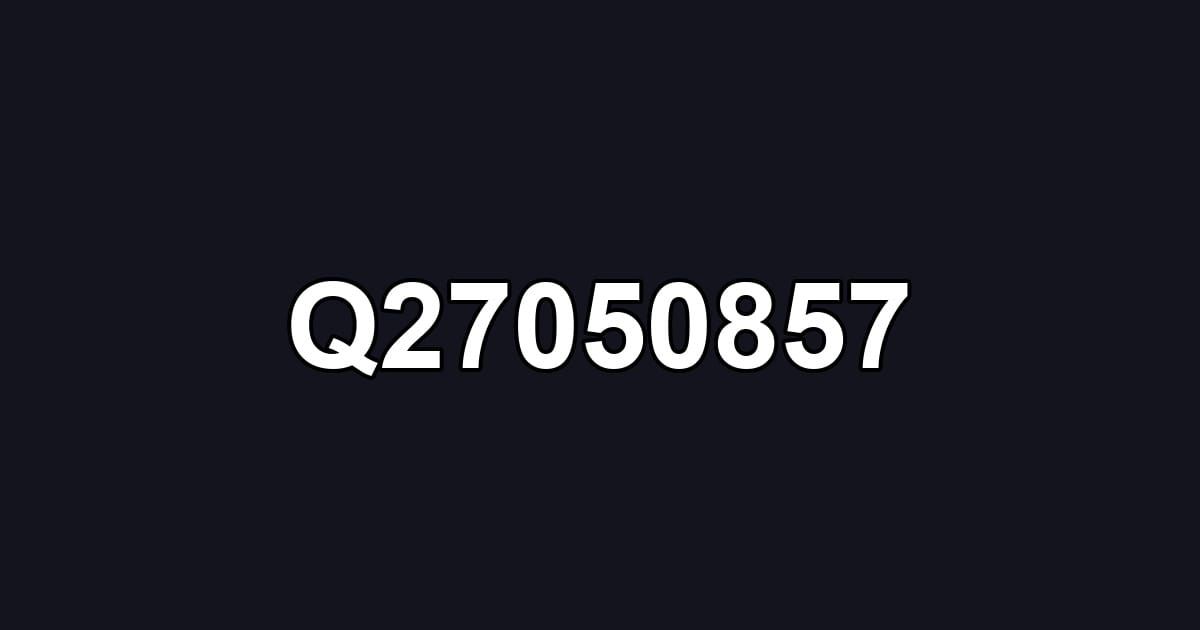 Q27050857
