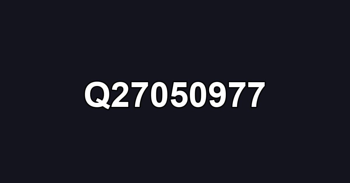 Q27050977