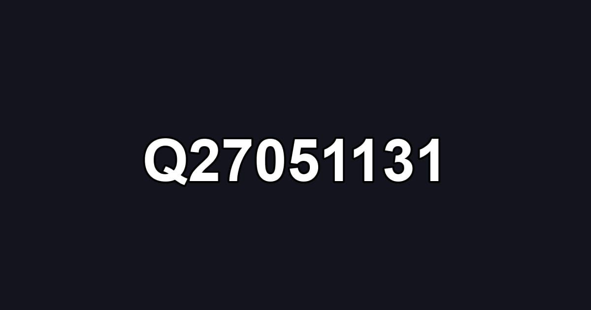 Q27051131