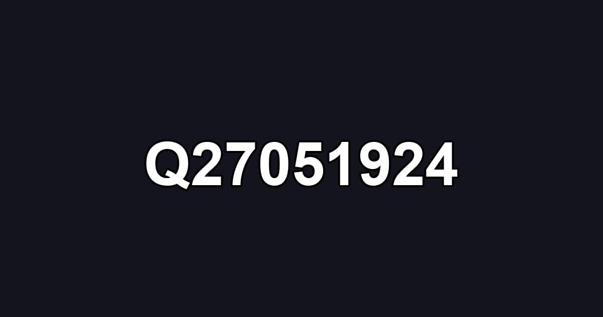 Q27051924