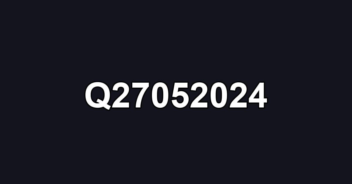 Q27052024
