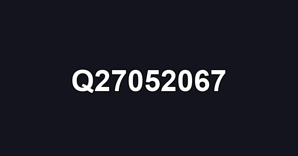 Q27052067