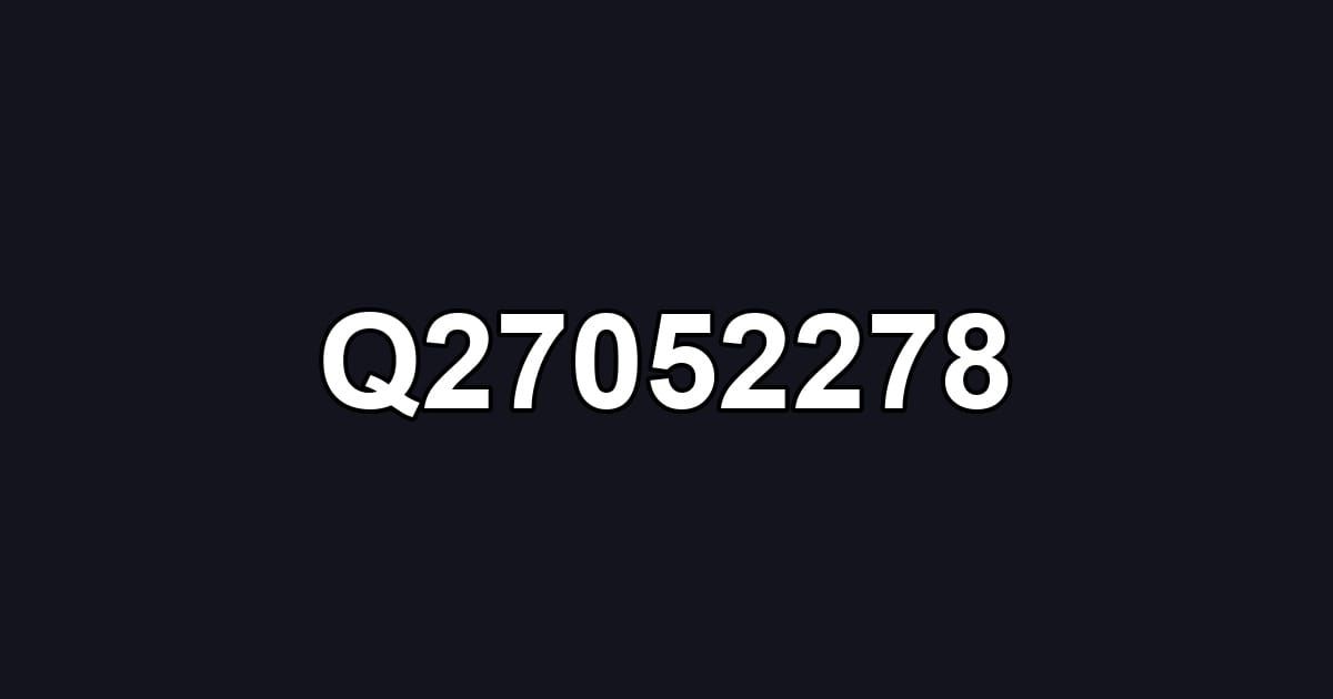 Q27052278