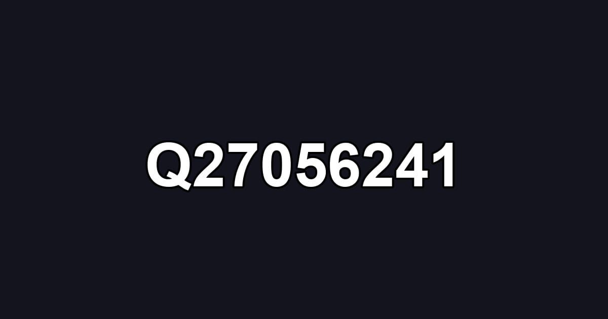 Q27056241