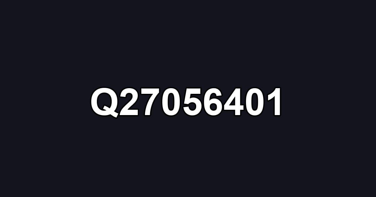 Q27056401