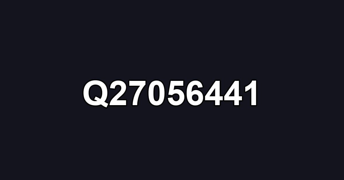 Q27056441