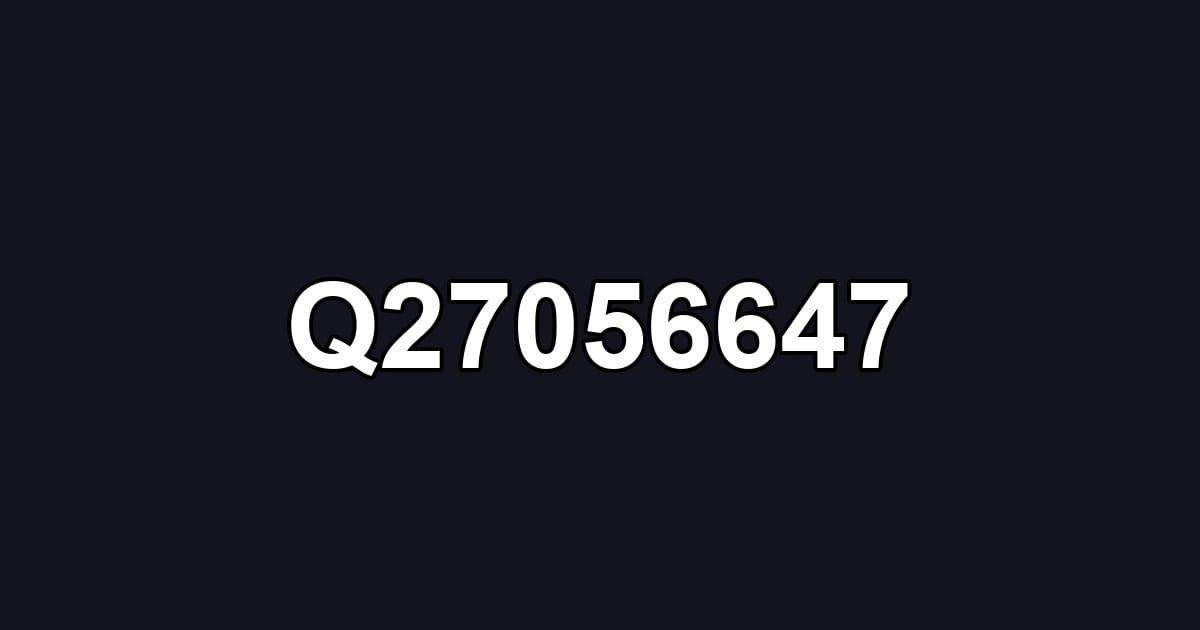 Q27056647