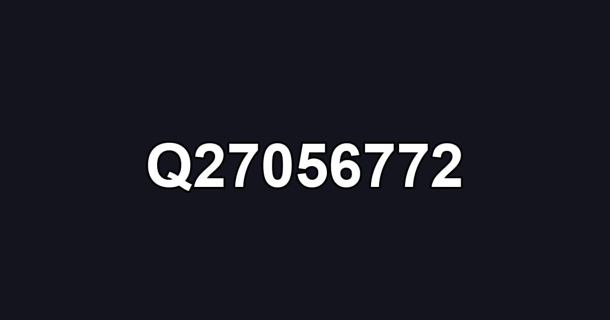 Q27056772