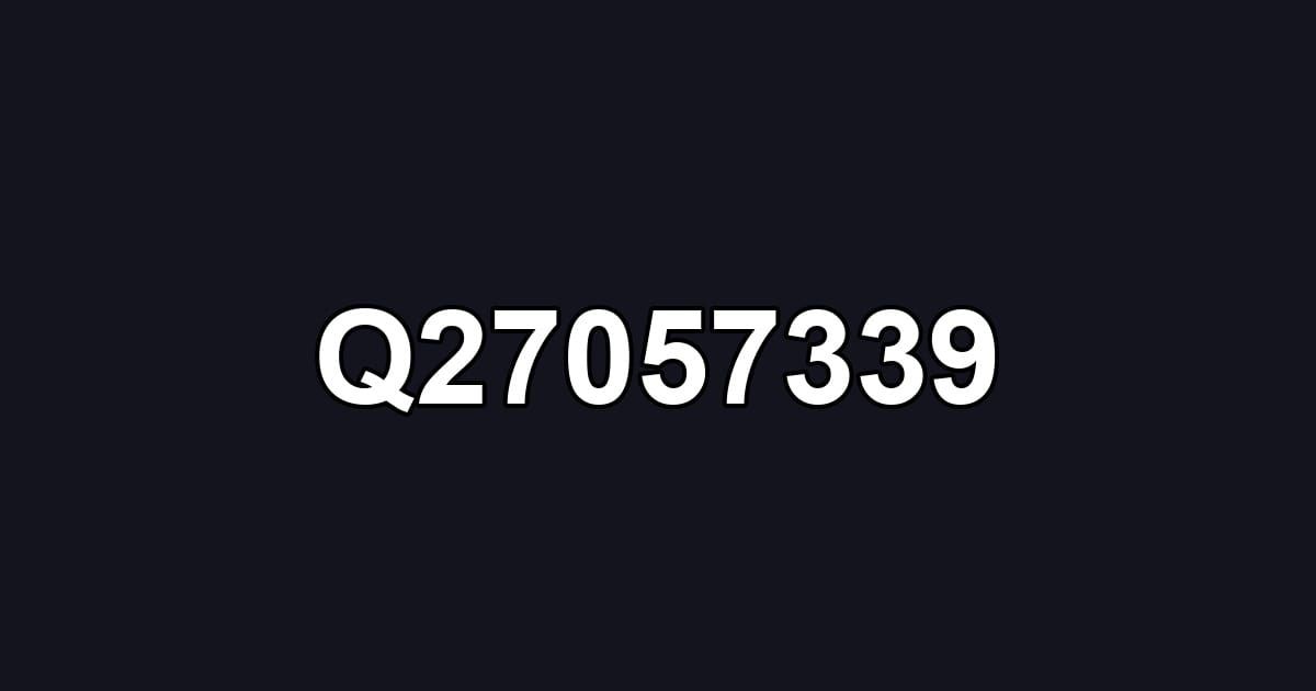 Q27057339