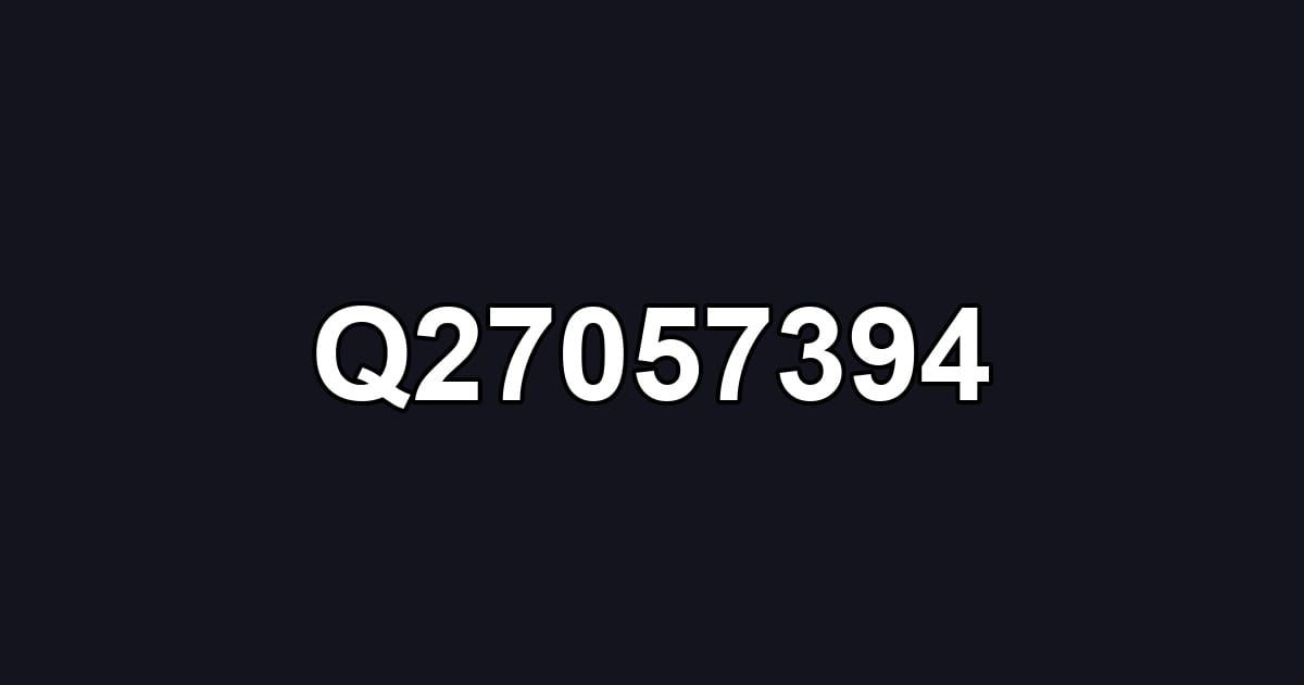 Q27057394