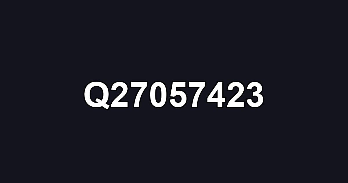 Q27057423