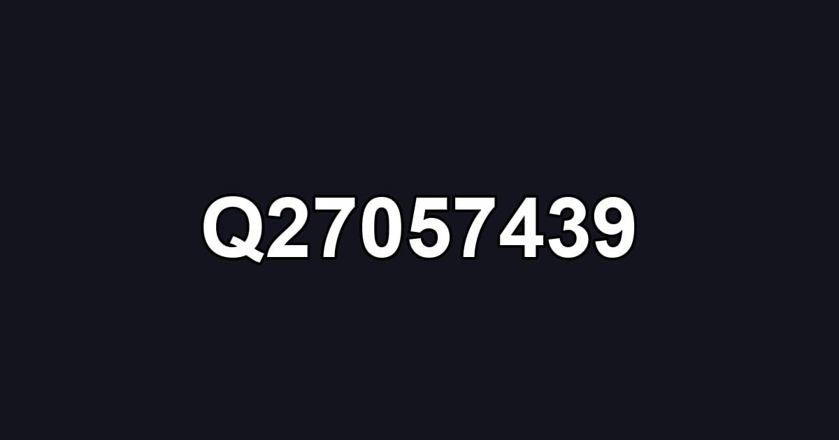 Q27057439