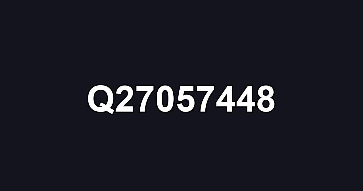 Q27057448