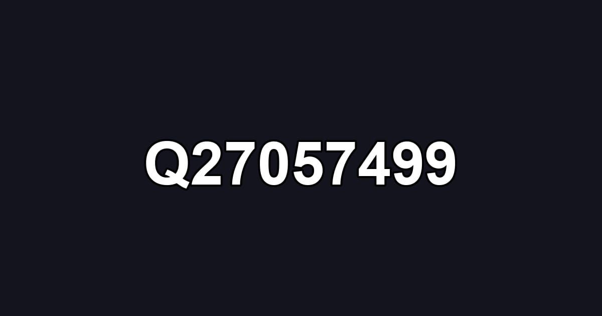 Q27057499