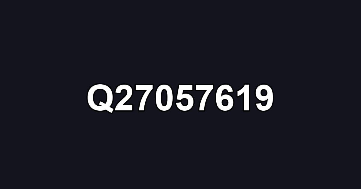 Q27057619