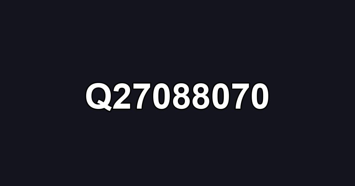 Q27088070
