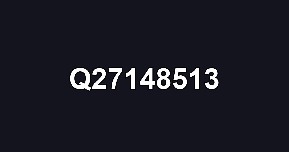 Q27148513