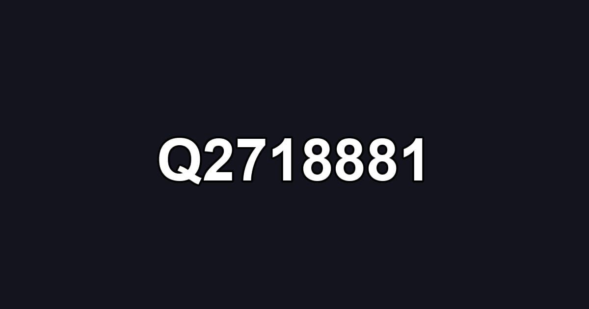 Q2718881
